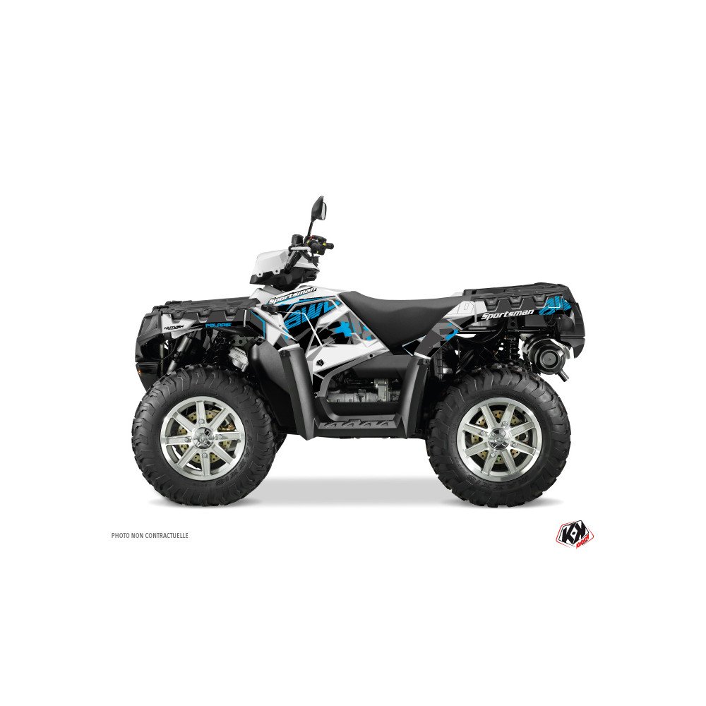 Kit Déco Quad Visor Polaris 550-850-1000 Sportsman Touring Bleu (2010
