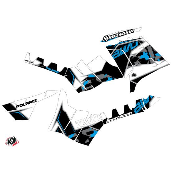 Kit Déco Quad Visor Polaris 550-850-1000 Sportsman Touring Bleu (2010