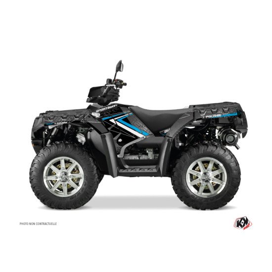 Kit Déco Quad Rock Polaris 550-850-1000 Sportsman Touring Noir Bleu (