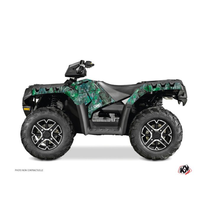 Kit Déco Quad Camo Polaris 550-850-1000 Sportsman Touring Vert (2010-