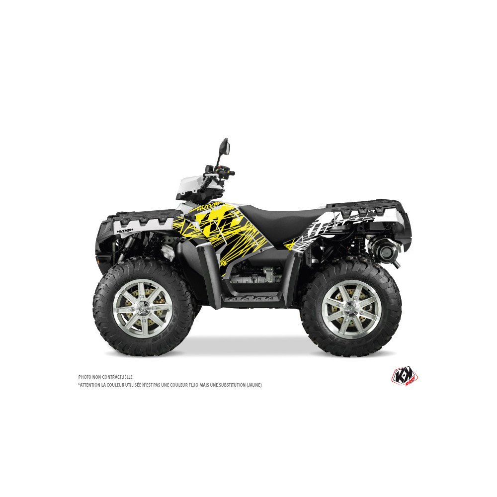 Kit Déco Quad Eraser Fluo Polaris 550-850-1000 Sportsman Touring Jaun