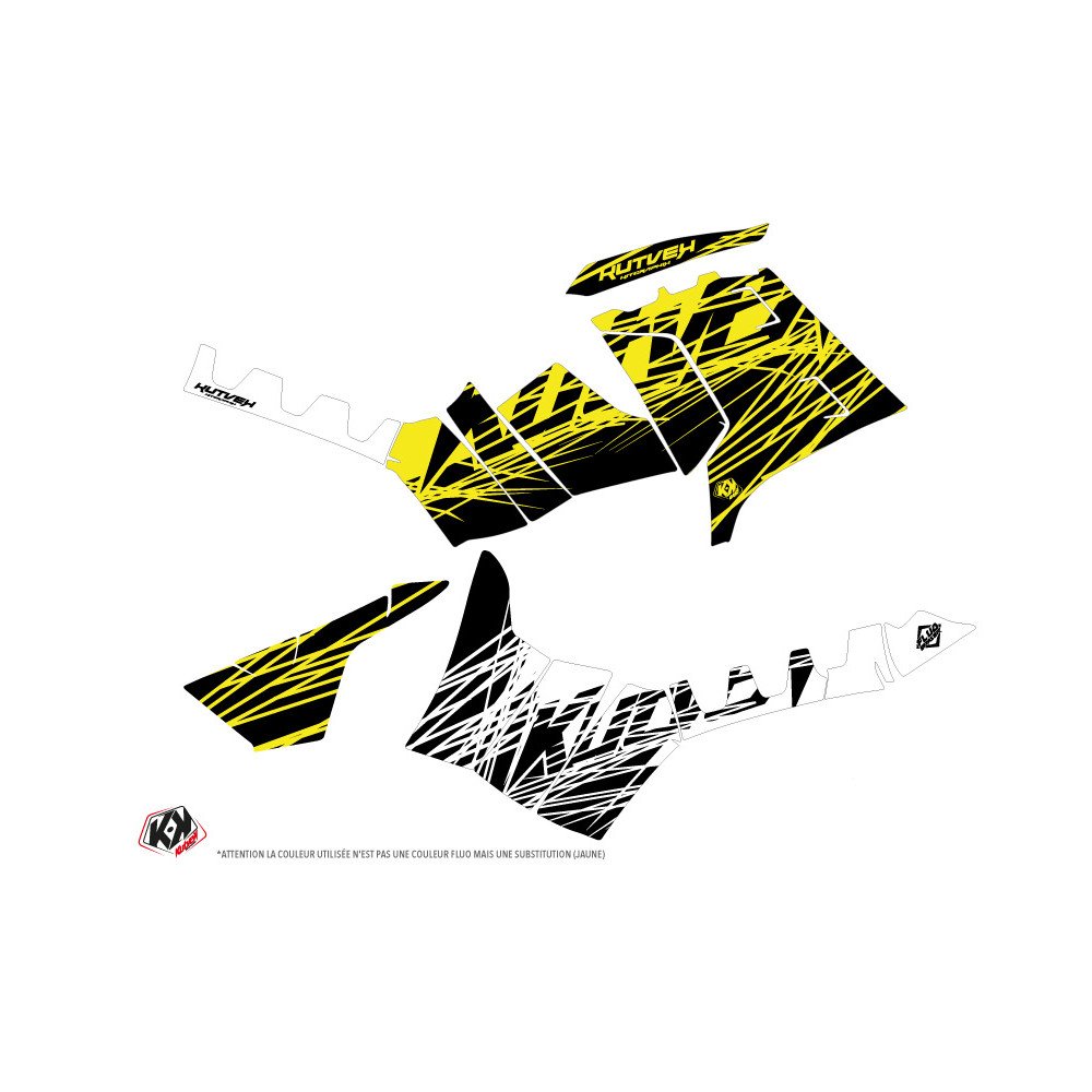 Kit Déco Quad Eraser Fluo Polaris 550-850-1000 Sportsman Touring Jaun