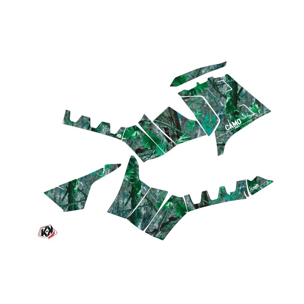 Kit Déco Quad Camo Polaris 550-850-1000 Sportsman Touring Vert (2013-