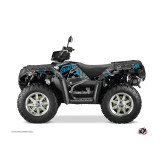 Kit Déco Quad Visor Polaris 850 Sportsman Forest Noir Bleu (2009-2012