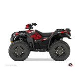 Kit Déco Quad Spin Polaris 850 Sportsman Forest Noir Rouge (2009-2012