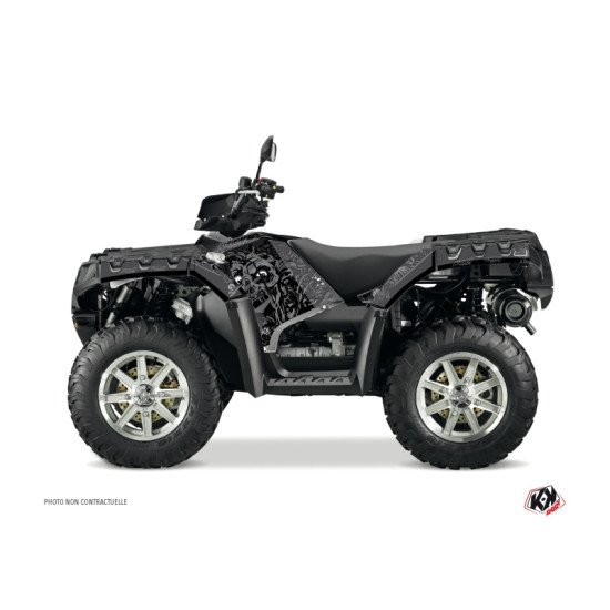 Kit Déco Quad Zombies Dark Polaris 850 Sportsman Forest Noir (2009-20