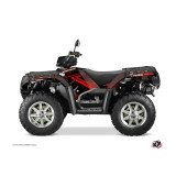 Kit Déco Quad Rock Polaris 1000 Sportsman Forest Noir Rouge (2010-201