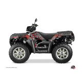 Kit Déco Quad Vintage Polaris 1000 Sportsman Touring Noir Rouge (2013