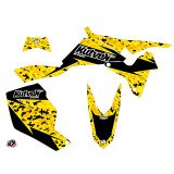 Kit Déco Quad Predator Suzuki 450 LTR Noir Jaune (2007-2014)