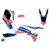 Kit Déco Quad Eraser Suzuki 450 LTR Bleu Rouge (2007-2014)