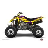 Kit Déco Quad Stage Suzuki 400 LTZ Jaune Violet (2003-2008)