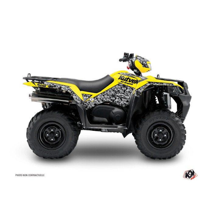 Kit Déco Quad Predator Suzuki King Quad 750 Jaune (2007-2018)