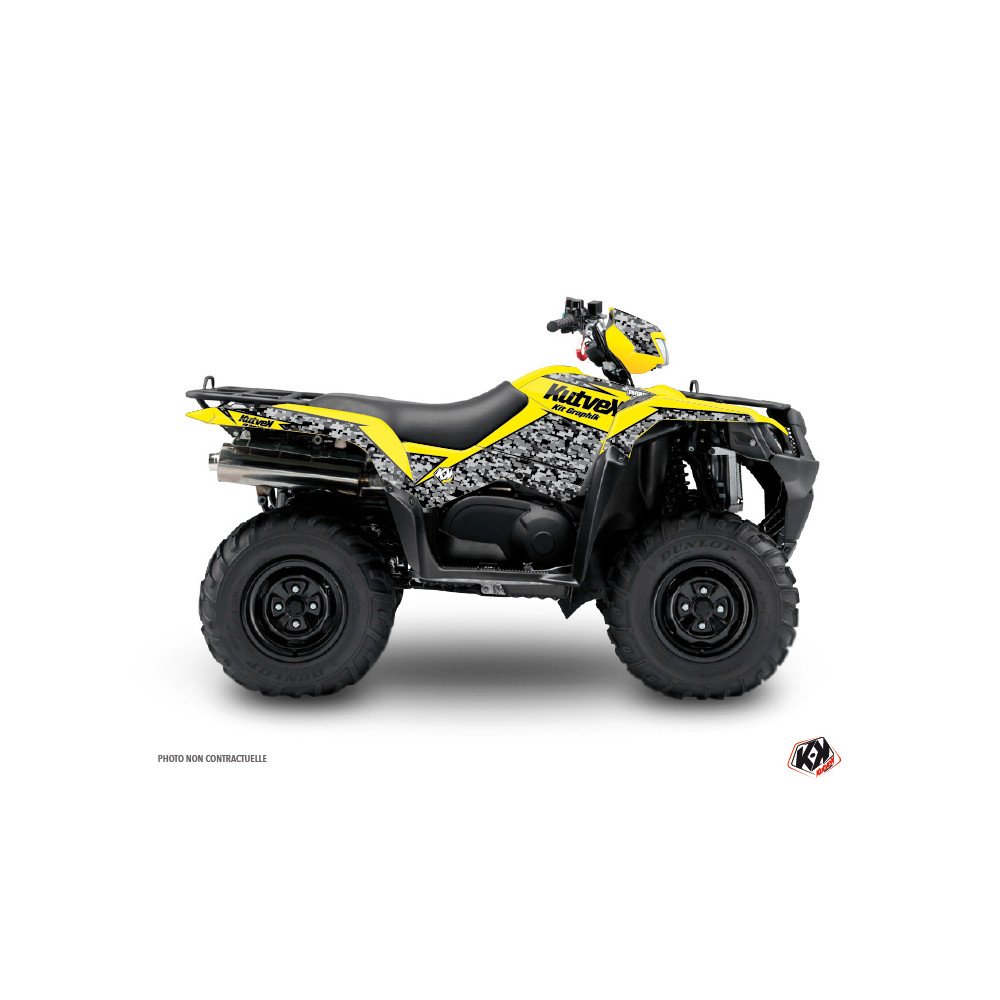Kit Déco Quad Predator Suzuki King Quad 750 Jaune (2019-2023)