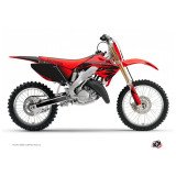 Kit Deco Moto Cross Nasting Honda 125 CR Rouge Noir