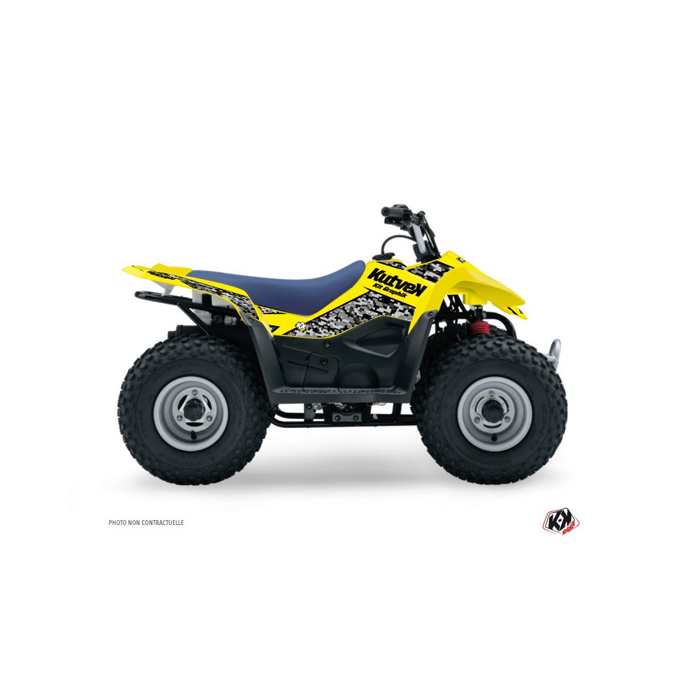 Kit Déco Quad Predator Suzuki 90 LTZ Jaune (2007-2013)
