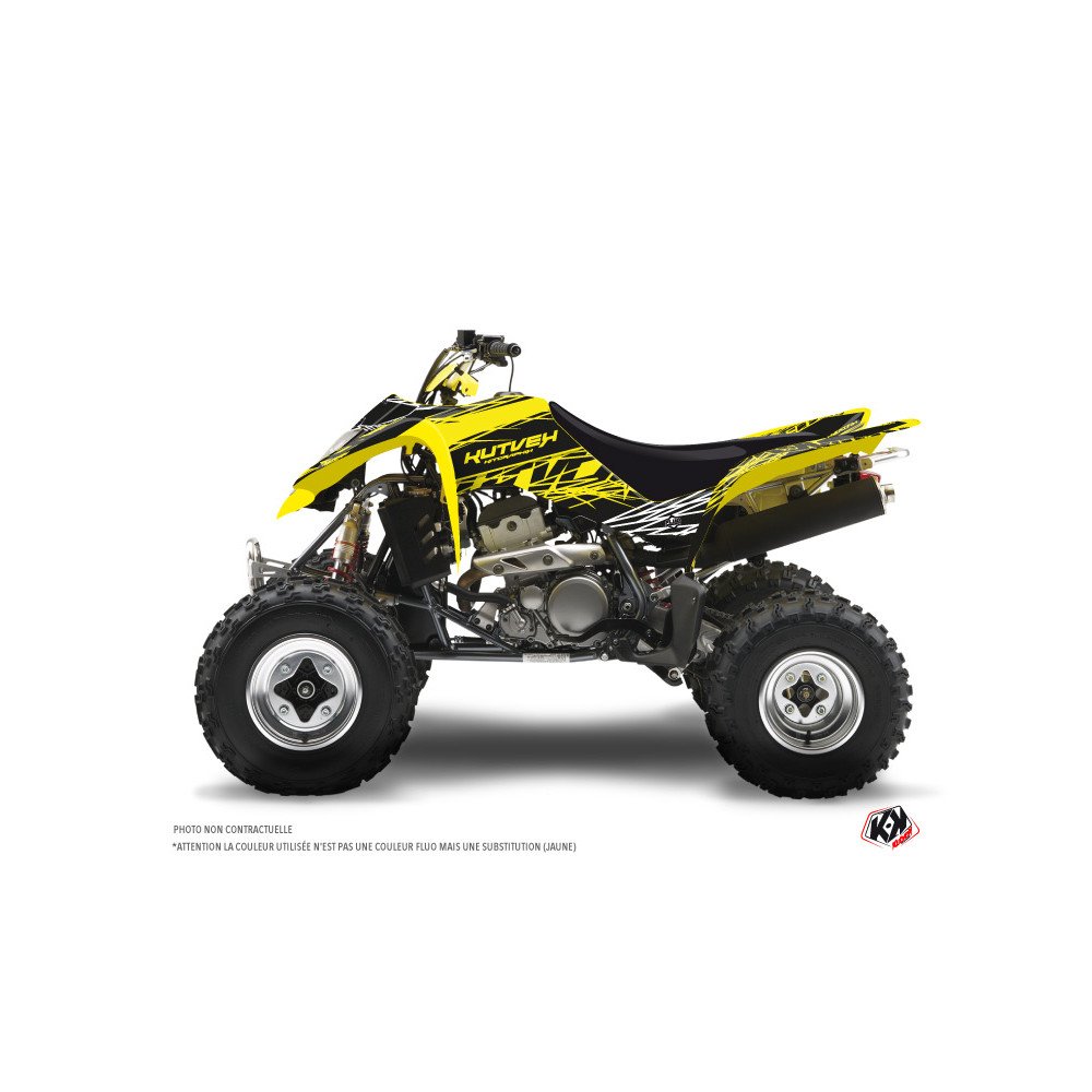 Kit Déco Quad Eraser Fluo Suzuki 250 LTZ Jaune (2004-2011)