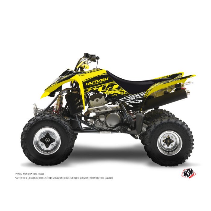 Kit Déco Quad Eraser Fluo Suzuki 250 LTZ Jaune (2004-2011)