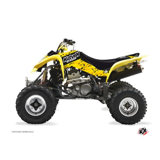 Kit Déco Quad Predator Suzuki 250 LTZ Noir Jaune (2004-2011)