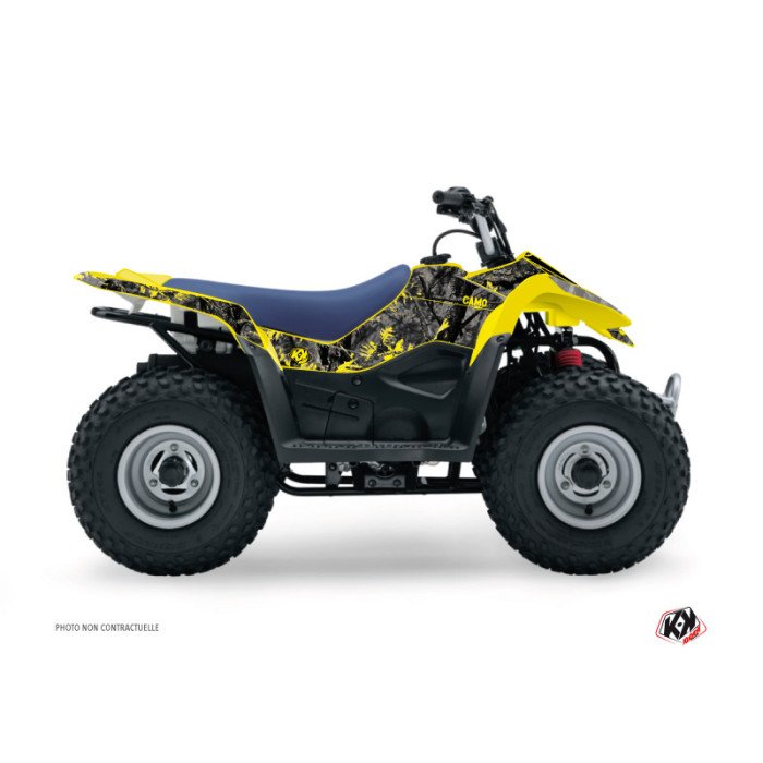 Kit Déco Quad Camo Suzuki Z 50 Noir Jaune (2006-2018)