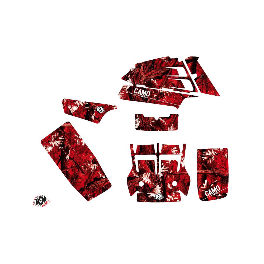 Kit Déco Quad Camo Yamaha Banshee Rouge (1987-2023)