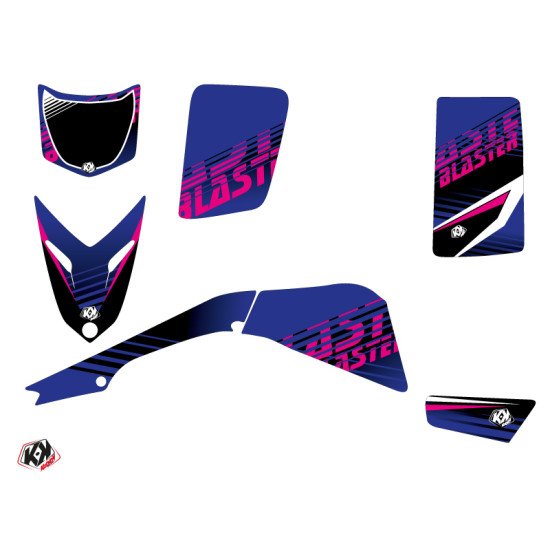 Kit Déco Quad Flow Yamaha Blaster Rose (1988-2002)