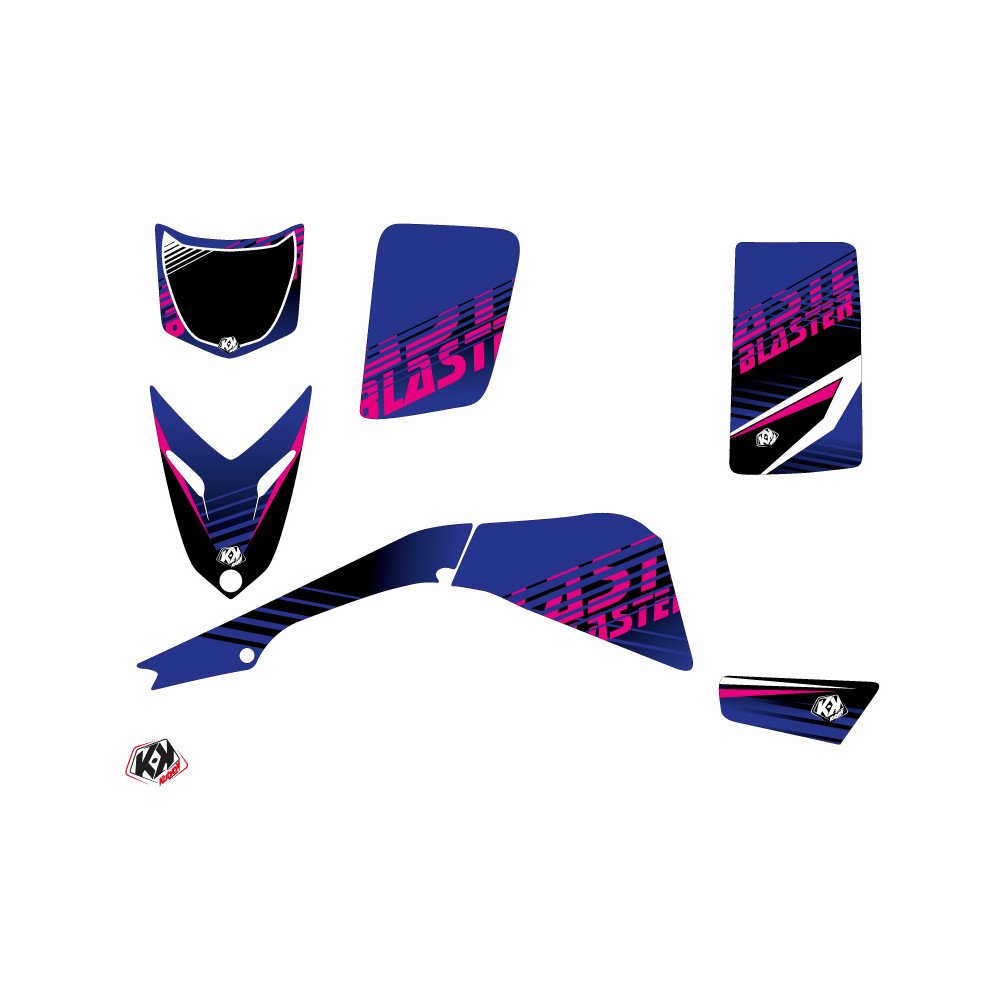 Kit Déco Quad Flow Yamaha Blaster Rose (1988-2002)
