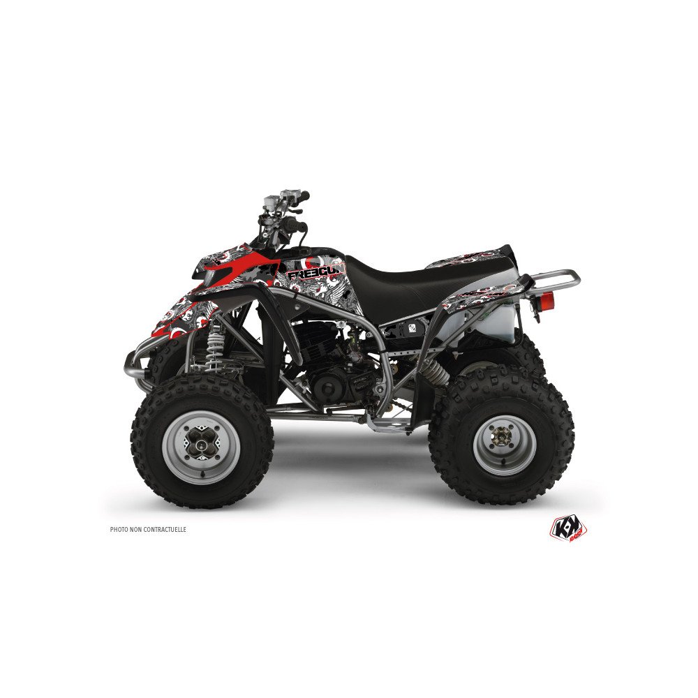 Kit Déco Quad Freegun Eyed Yamaha Blaster Rouge (1988-2002)
