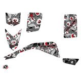 Kit Déco Quad Freegun Eyed Yamaha Blaster Rouge (1988-2002)