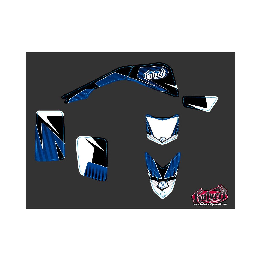 Kit Déco Quad Factory Yamaha Blaster Bleu (2003-2007)