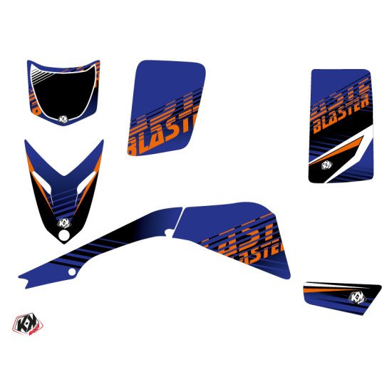 Kit Déco Quad Flow Yamaha Blaster Orange (2003-2007)