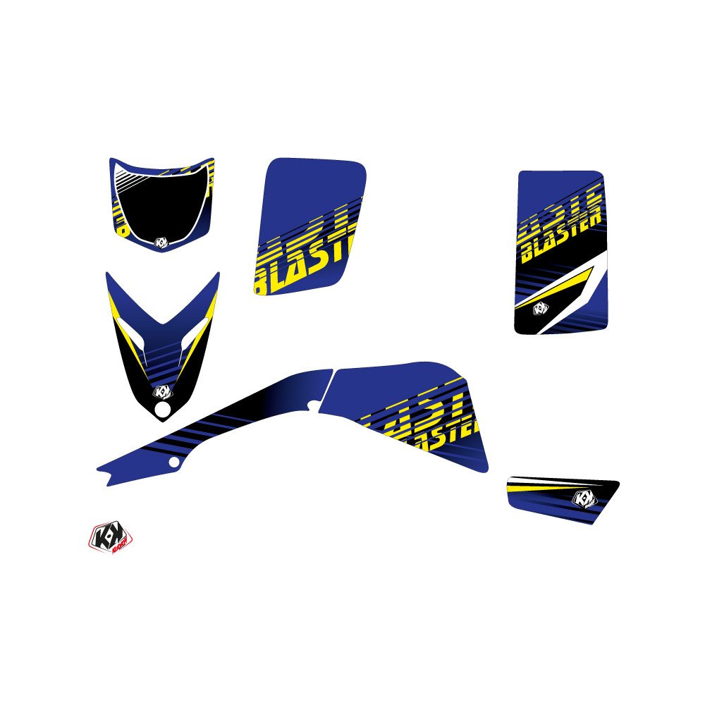 Kit Déco Quad Flow Yamaha Blaster Jaune (2003-2007)