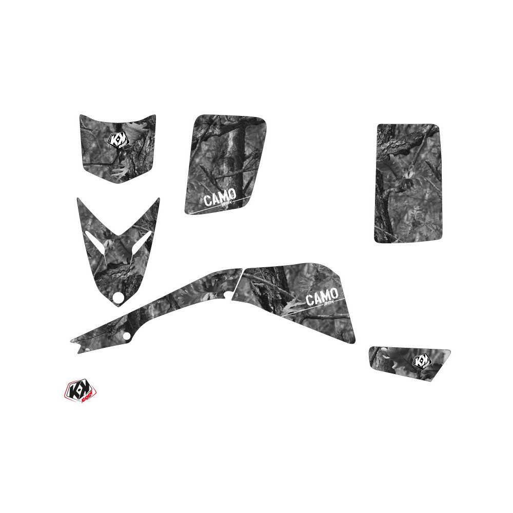 Kit Déco Quad Camo Yamaha Blaster Gris (2003-2007)