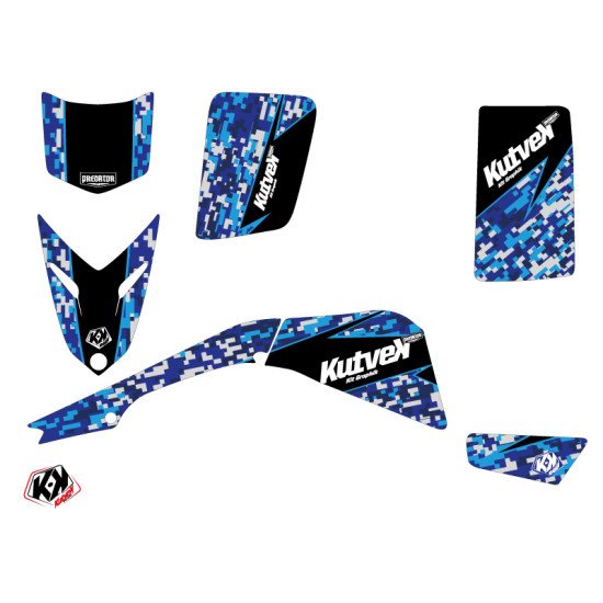 Kit Déco Quad Predator Yamaha Blaster Bleu (2003-2007)