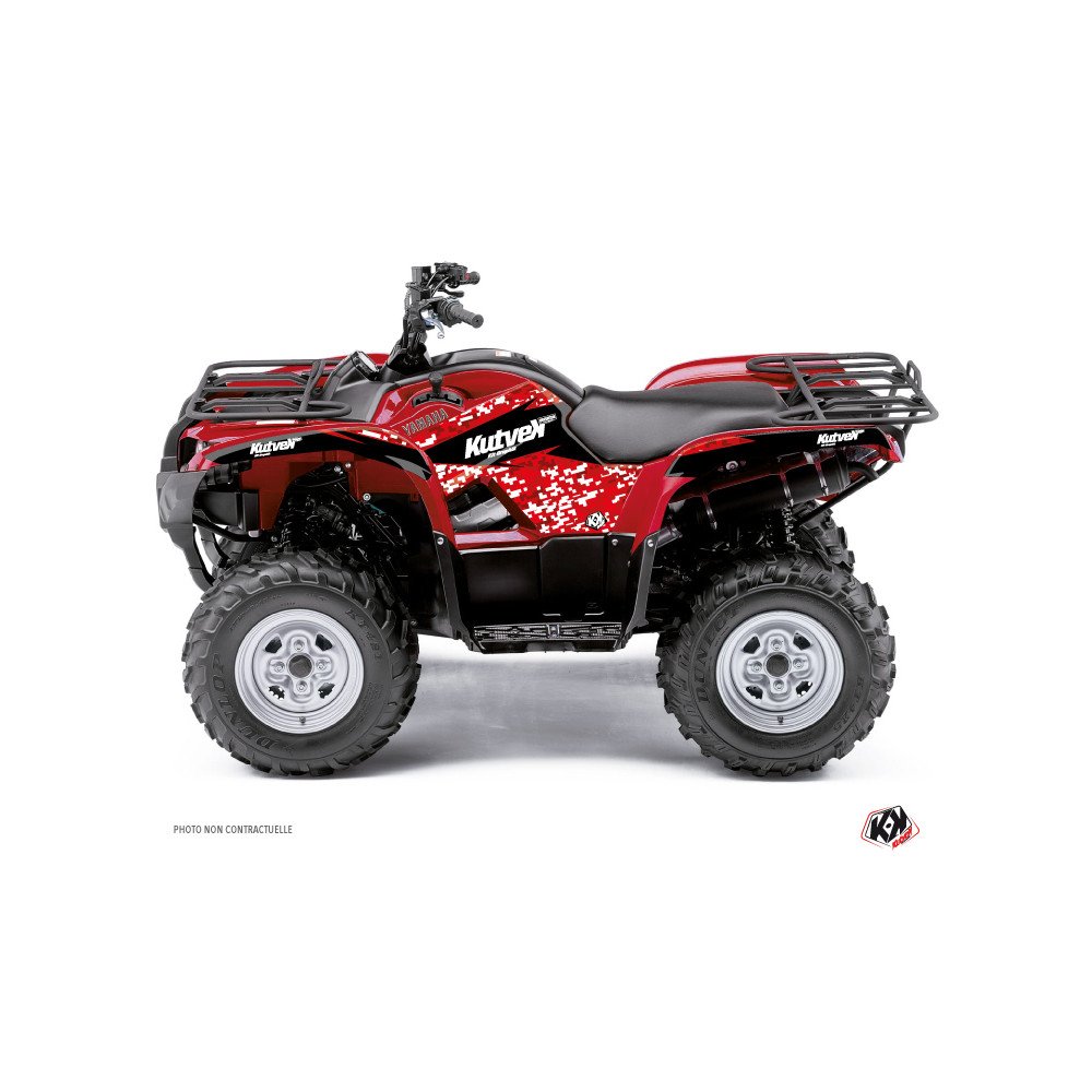 Kit Déco Quad Predator Yamaha 300 Grizzly Rouge (2011-2014)