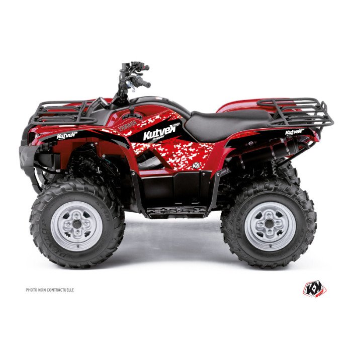 Kit Déco Quad Predator Yamaha 300 Grizzly Rouge (2011-2014)