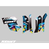 Kit Déco Quad Kenny Yamaha 550-700 Grizzly Bleu (2008-2015)