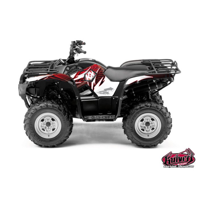 Kit Déco Quad Graff Yamaha 550-700 Grizzly Rouge (2008-2015)