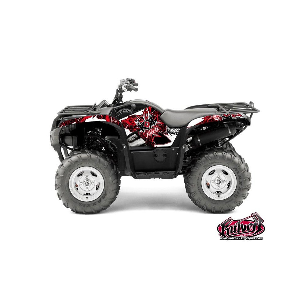 Kit Déco Quad Demon Yamaha 550-700 Grizzly Rouge (2008-2015)