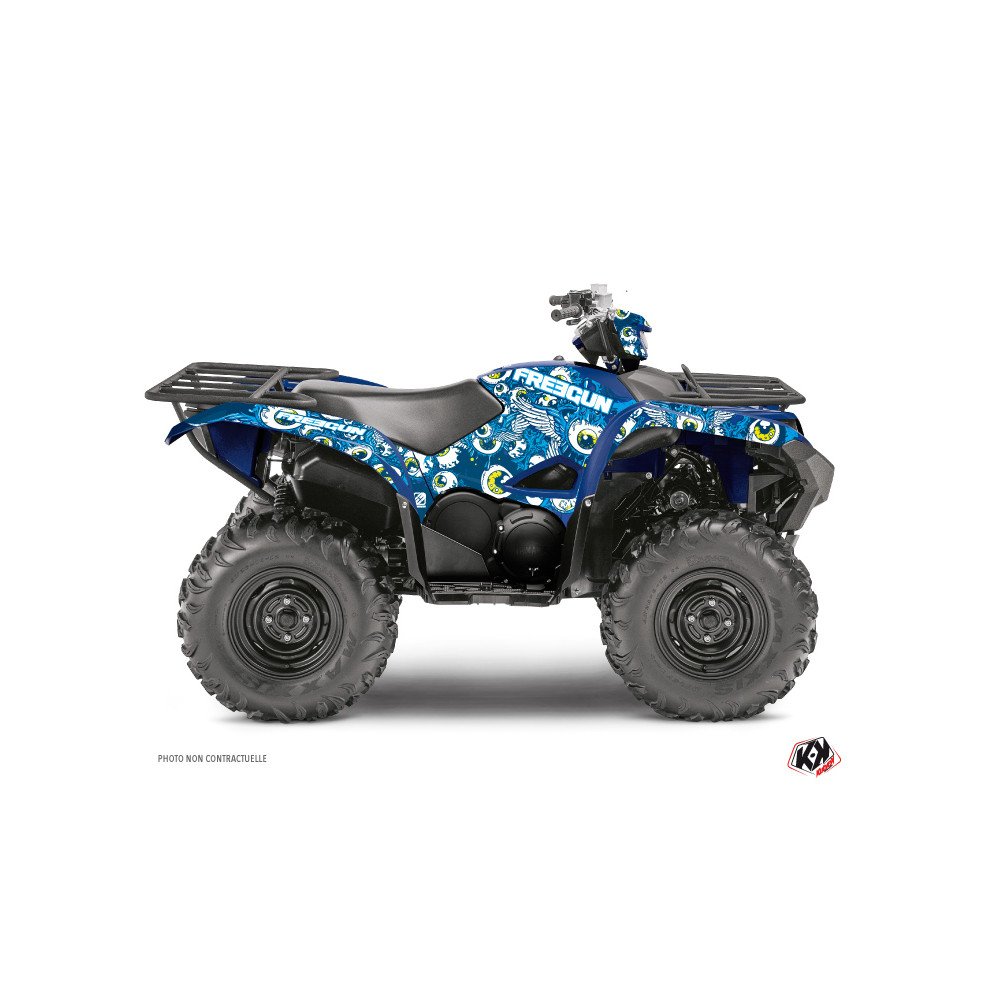 Kit Déco Quad Freegun Eyed Yamaha 700-708 Grizzly Bleu (2016-2021)
