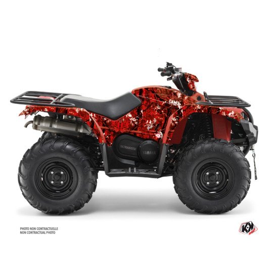 Kit Déco Quad Camo Yamaha 450 Kodiak Rouge (2003-2017)