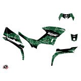 Kit Déco Quad Predator Yamaha 450 Kodiak Noir Vert (2003-2017)