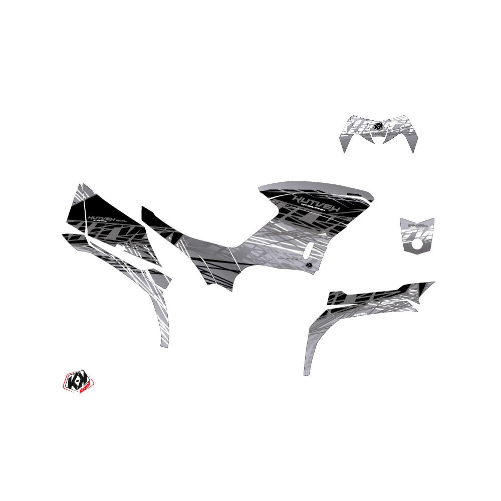 Kit Déco Quad Eraser Yamaha 450 Kodiak Gris (2018-2023)