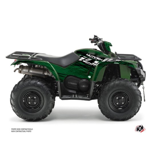 Kit Déco Quad Eraser Yamaha 450 Kodiak Noir Vert (2018-2023)