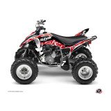 Kit Déco Quad Predator Yamaha 250 Raptor Rouge (2008-2014)