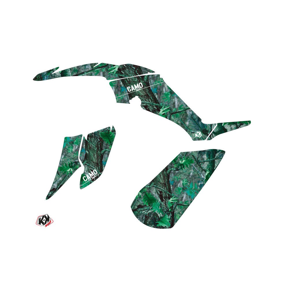 Kit Déco Quad Camo Yamaha 350 Raptor Vert (2005-2015)
