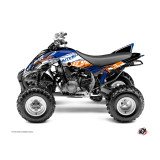 Kit Déco Quad Eraser Yamaha 350 Raptor Bleu Orange (2005-2015)
