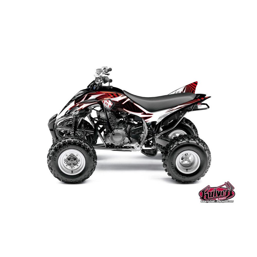 Kit Déco Quad Graff Yamaha 350 Raptor Rouge (2005-2015)