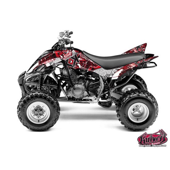 Kit Déco Quad Demon Yamaha 350 Raptor Rouge (2005-2015)