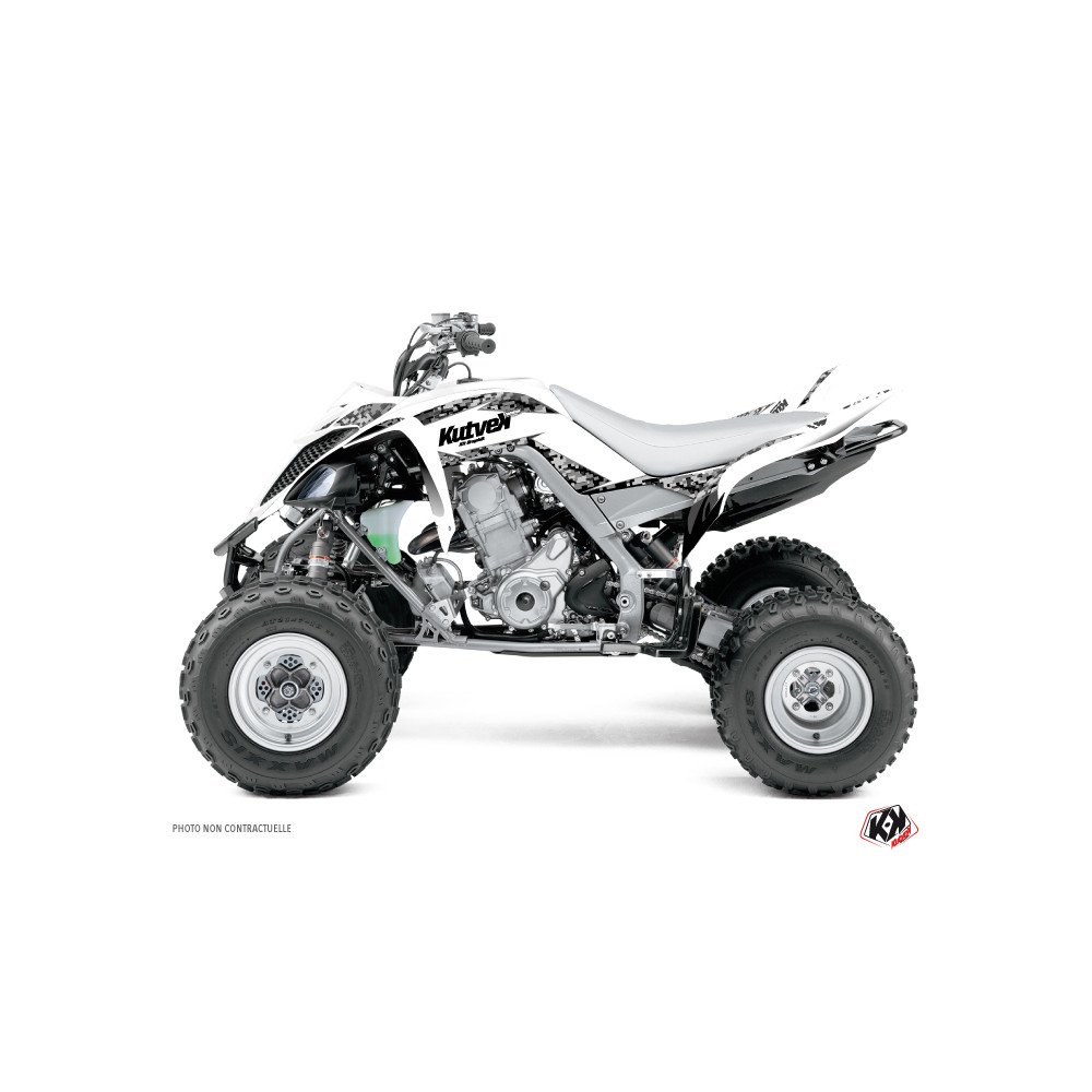 Kit Déco Quad Predator Yamaha 660 Raptor Blanc (2001-2005)