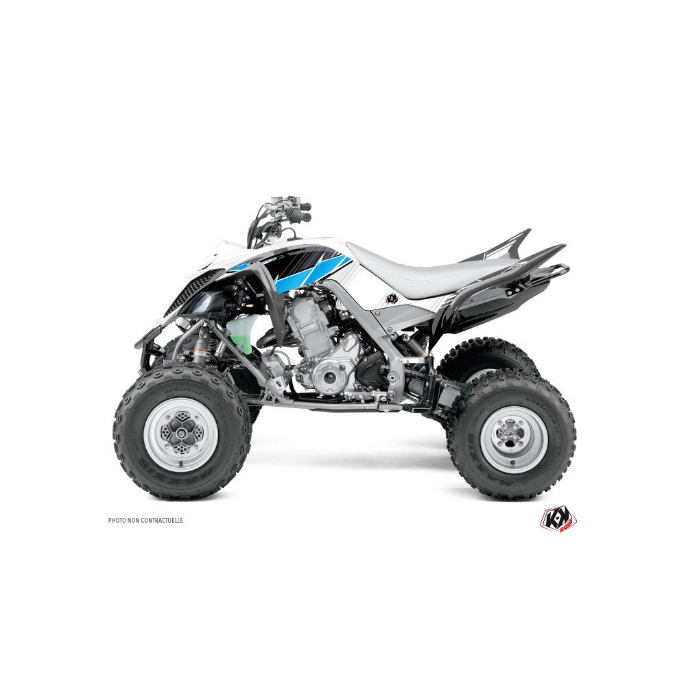 Kit Déco Quad Stripe Yamaha 660 Raptor Noir (2001-2005)